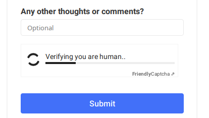 FriendlyCaptcha Demo